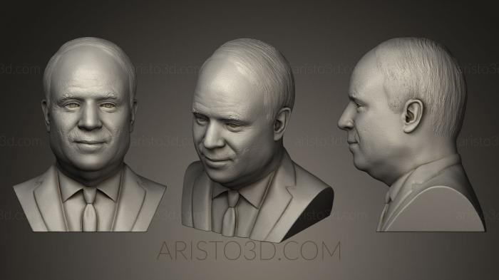 Busts and bas-reliefs of famous people (BUSTC_0299) 3D model for CNC machine